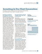 Investing in Our Next Generation: A Funder's Guide to Addressing the Educational Opportunities and Challenges Facing English Language Learners