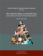 More than You Think, Less than We Need: Learning Outcomes Assessment in American Higher Education