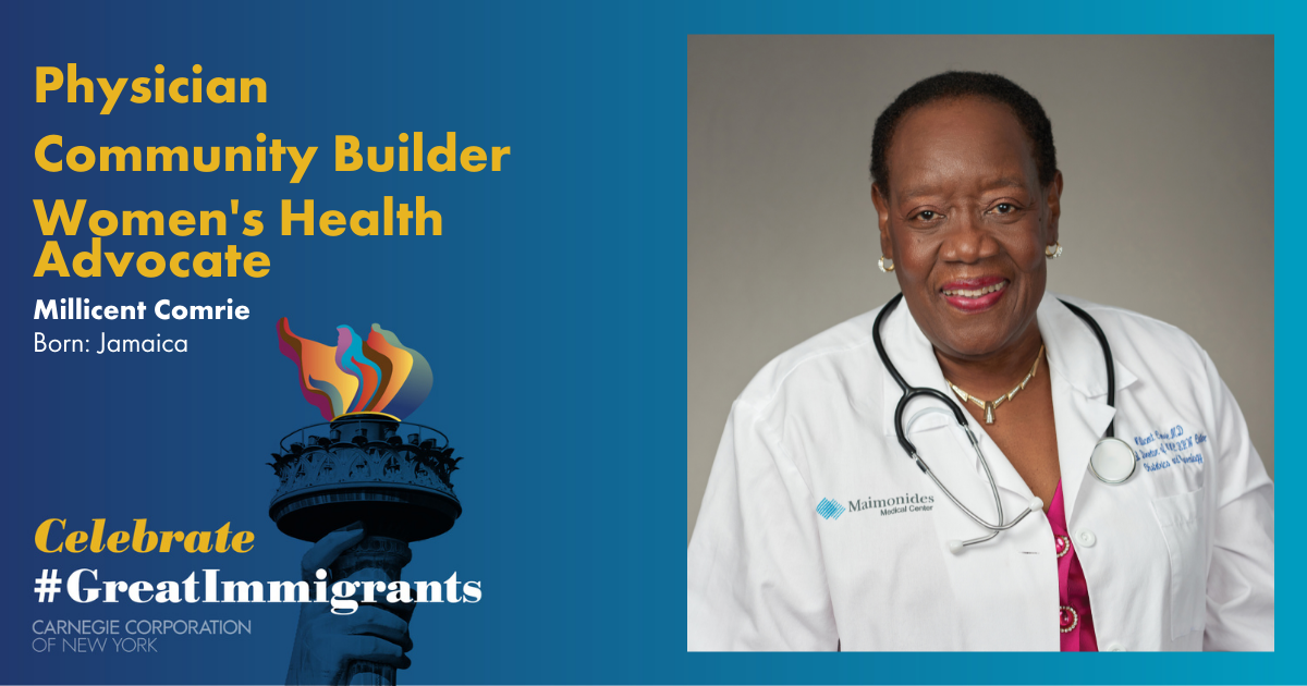 Millicent Comrie Awards Carnegie Corporation of New York