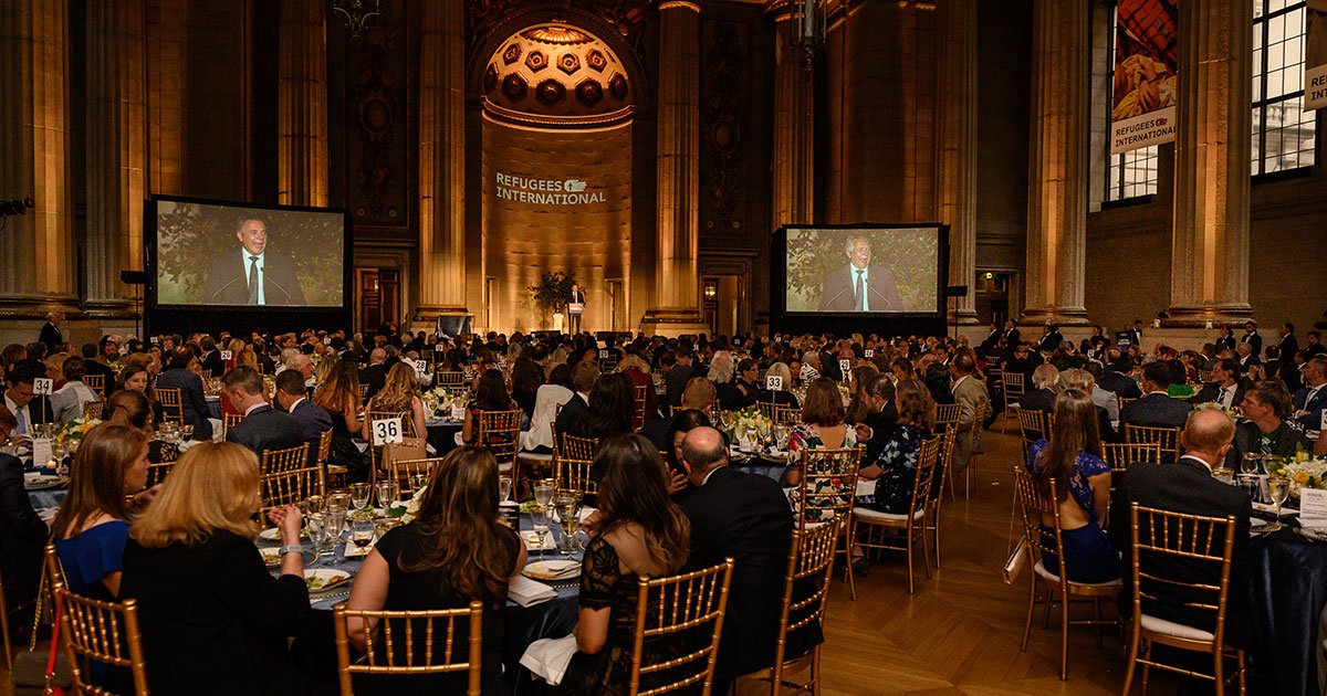 On April 30, 2019, Refugees International hosted its 40th Anniversary Dinner in Washington, D.C., honoring individuals who have demonstrated extraordinary leadership and commitment to humanitarian action. (Photo: Kevin Allen Photography) KAP_1840.jpg