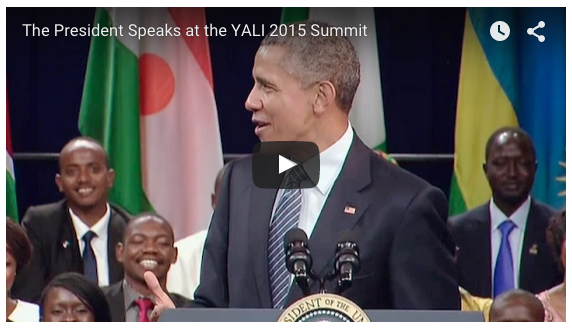 Watch the video, which begins with a question for President Obama from YALI fellow Olusola Owonikoko. A video, which begins with a question for President Obama from YALI fellow Olusola Owonikoko.