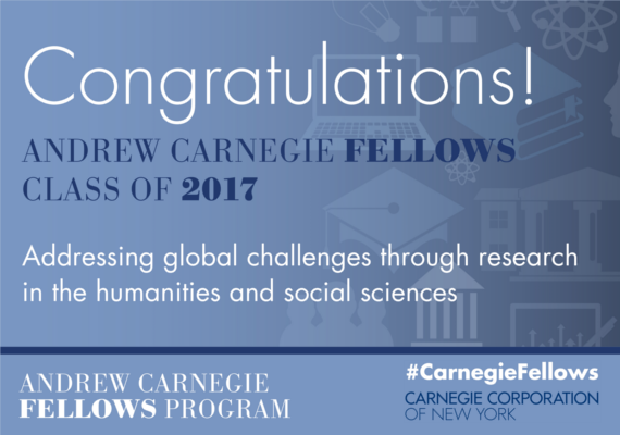 2017 Carnegie Fellows Program Announcement