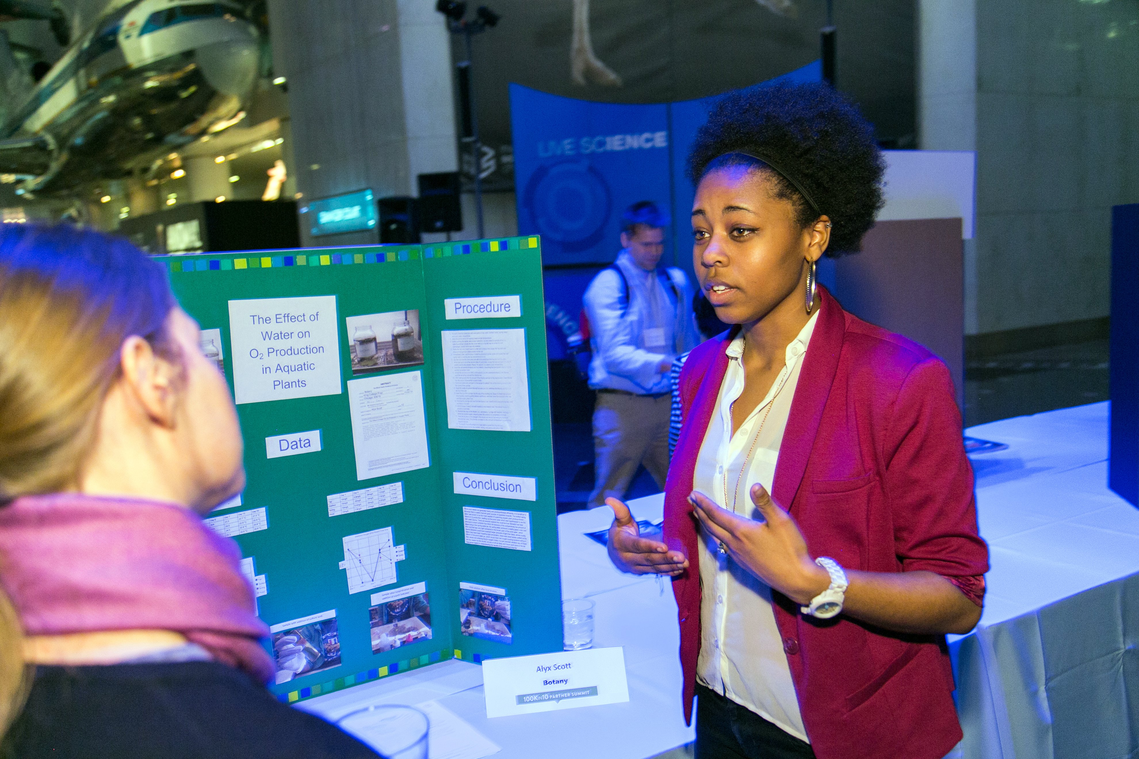 100kin10 Summit Science Fair Student 100kin10 Summit Science Fair Student