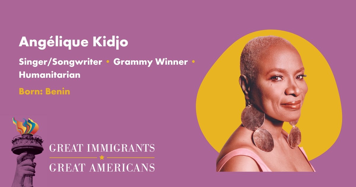 Angélique Kidjo : Awards | Carnegie Corporation of New York